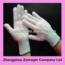 Безворсовой бесшовные трикотажные белые нейлоновые перчатки 4131 ZMR1606